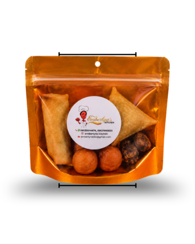Emberlyn's Kitchen Signature Small Chops Pack With Peppered Gizzard